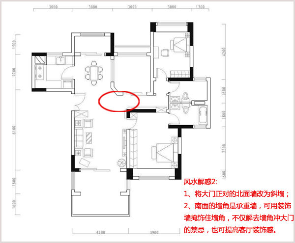 墨氏风水:当墙角冲房门时会带来什么样的影响?