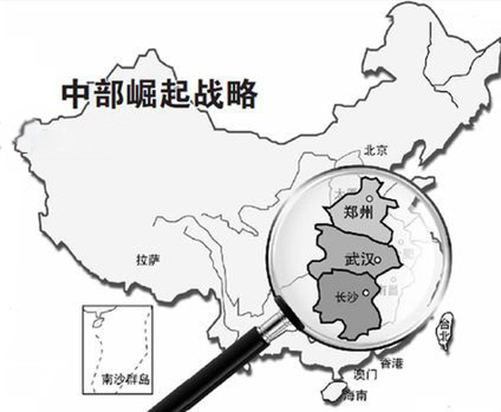 国务院中部崛起规划:支持武汉,郑州建国家中心城