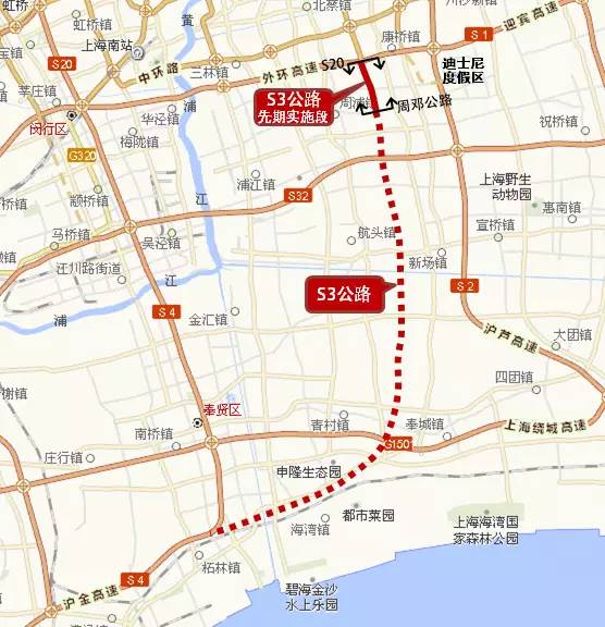 s3高速公路先期实施段主线今天通车交警部门将采取相关交通管理措施