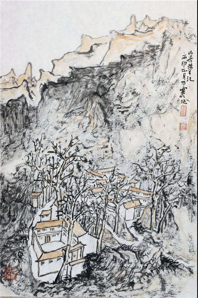藏家李军收藏当代著名画家石寒作品-传世雅藏出品