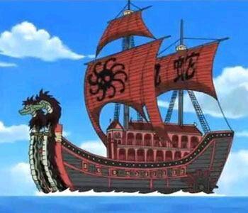 海贼王中最霸气的海贼船白胡子的莫比迪克号只能排第三