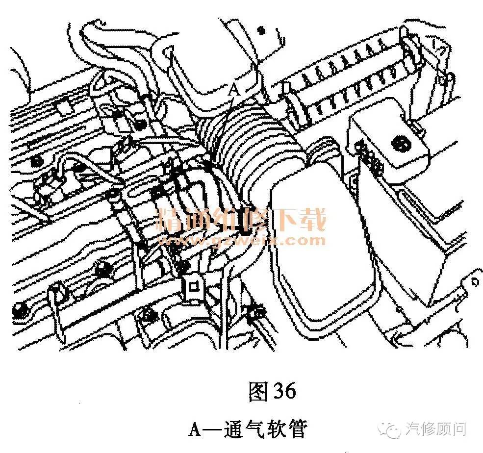 【汽车正时】现代ix35(2. 0l g4kd)发动机正时校对方法