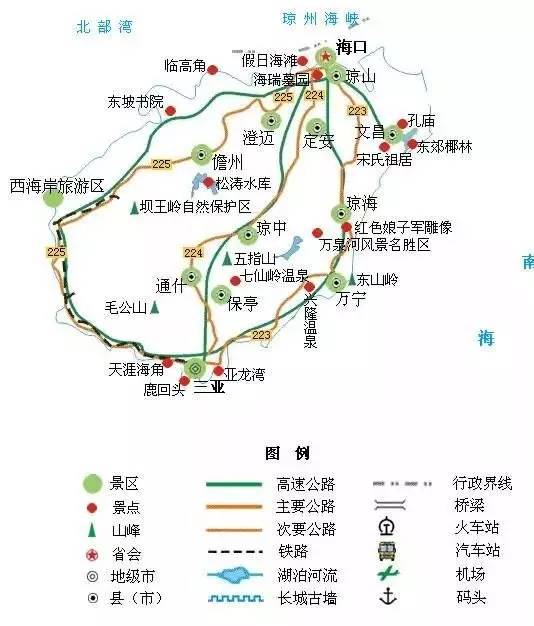 全国34个省市旅游地图,爱旅行的你看过来!