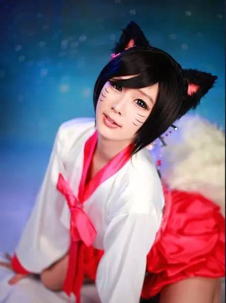 螺旋猫:英雄联盟狐狸cosplay