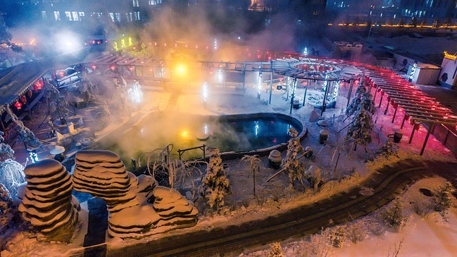 大庆雪地温泉节 林甸温泉欢乐谷