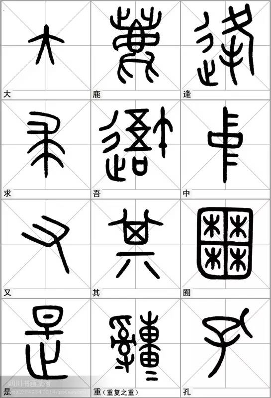 实用字帖:《石鼓文》临写范本