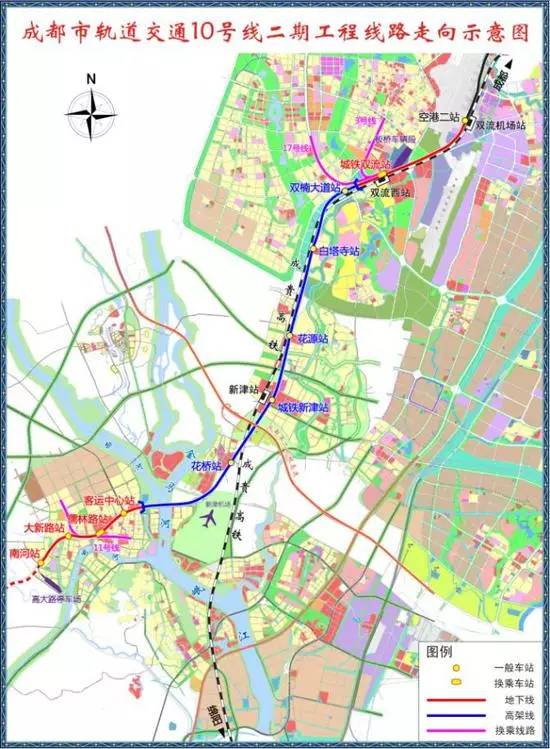 成都地铁又新建了3条线路!成都人快看看有没有路过你家!