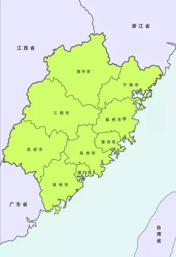 福建政区图(大)马尾区晋安区福清市长乐市闽侯县连江县罗源县闽清县