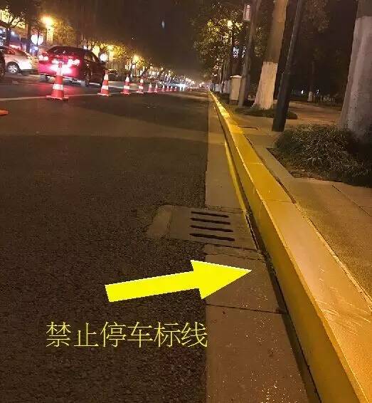 @富阳司机,路边看到这种黄线,千万别停车,罚1