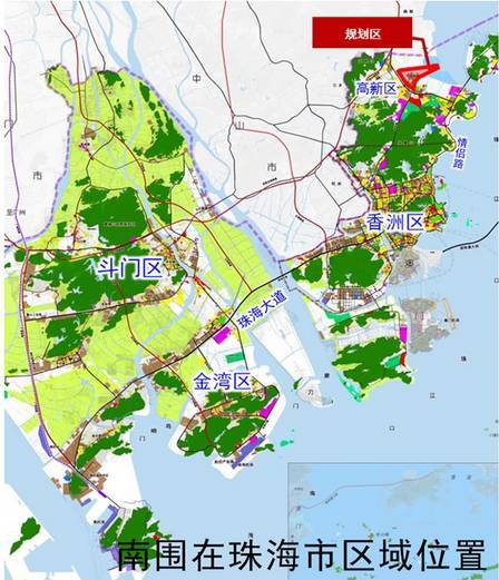 《珠海市高新区a304a编制单元(科创海岸南围)控制性详细规划(2016年