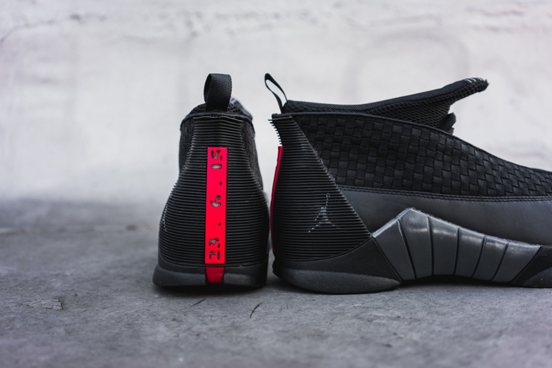 air jordan 15 "stealth" 上脚展示