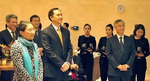 中国驻韩使馆举行首席馆员离到任招待会