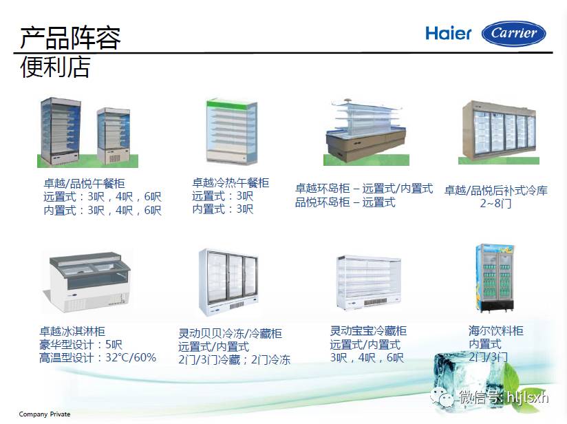 海尔开利展示柜产品介绍