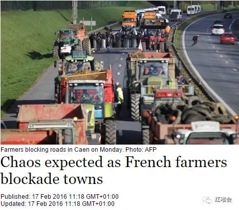 法国农民怒砸西班牙葡萄酒货车,战斗力指数爆