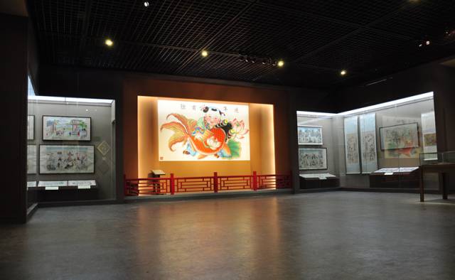 天津杨柳青木版年画博物馆展示杨柳青木版年画 600余幅.