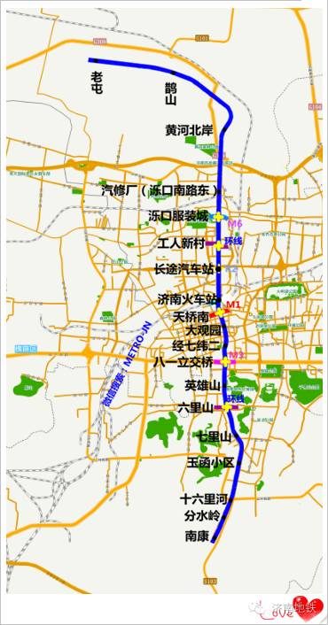 济南最全地铁线路图来了含单线图站点换乘站快看看哪个离你家近