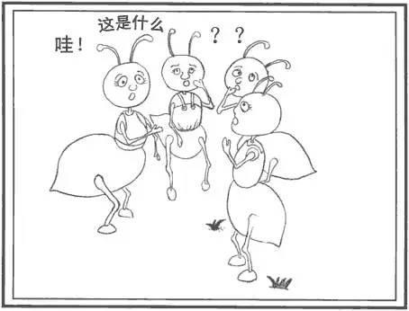 无法突破的二维思维:蚂蚁的"无人论"(漫画)