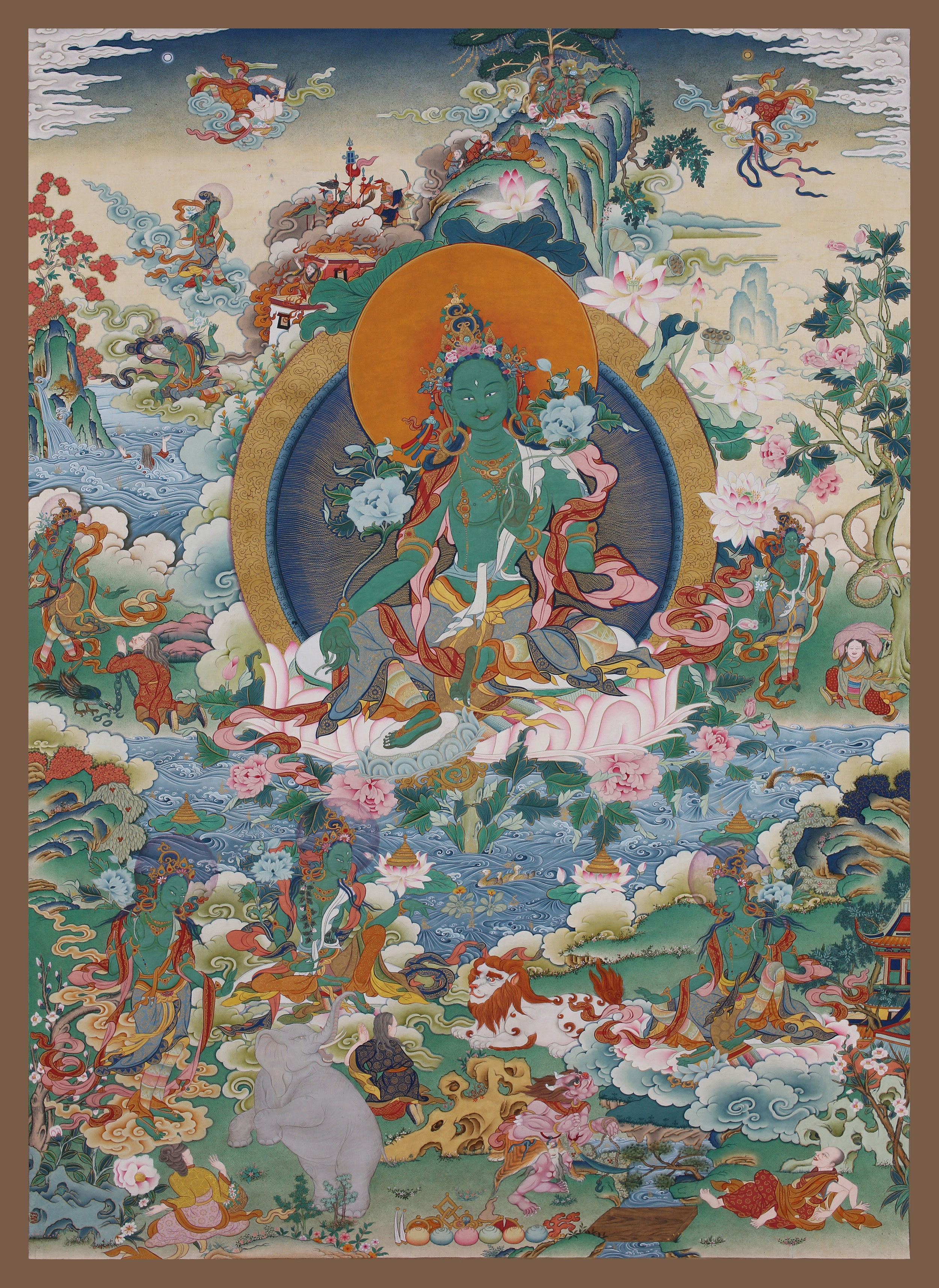 西藏唐卡大师丹巴绕旦:唐卡馈赠给我们的礼物