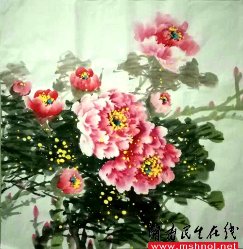 中国当代女画家莫顺清作品欣赏