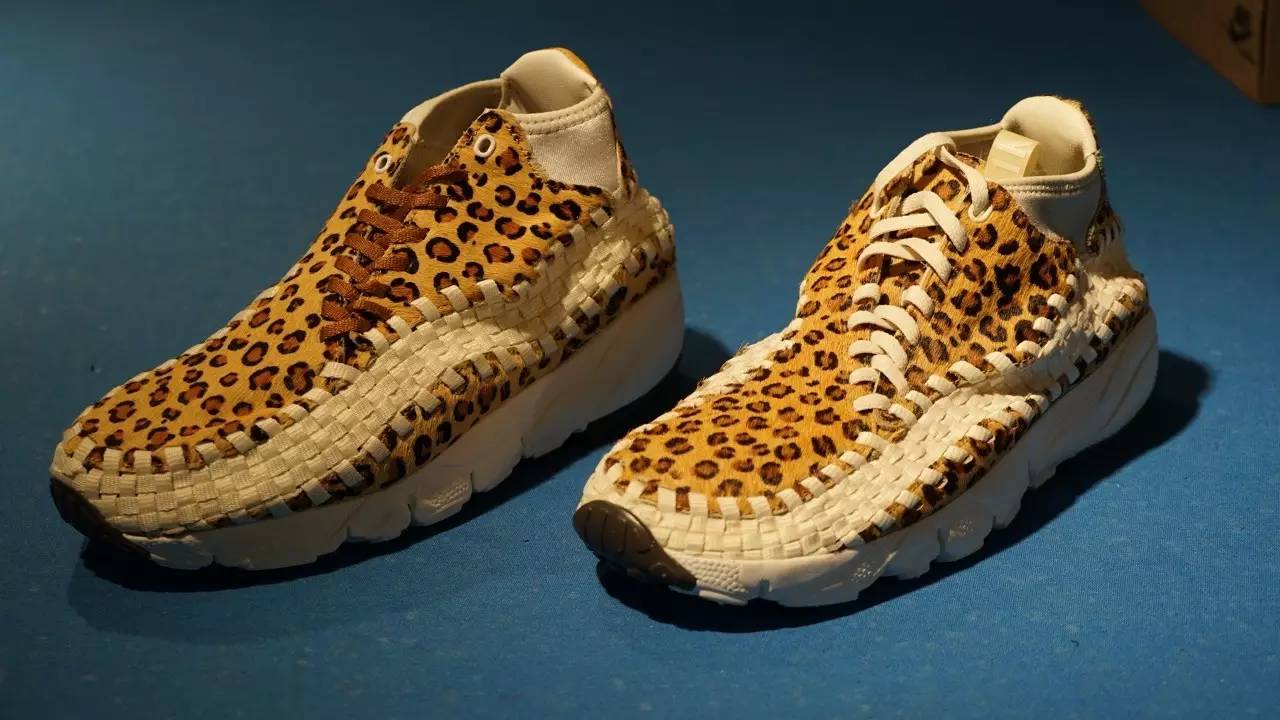 豹纹nike footscape woven chukka真假大