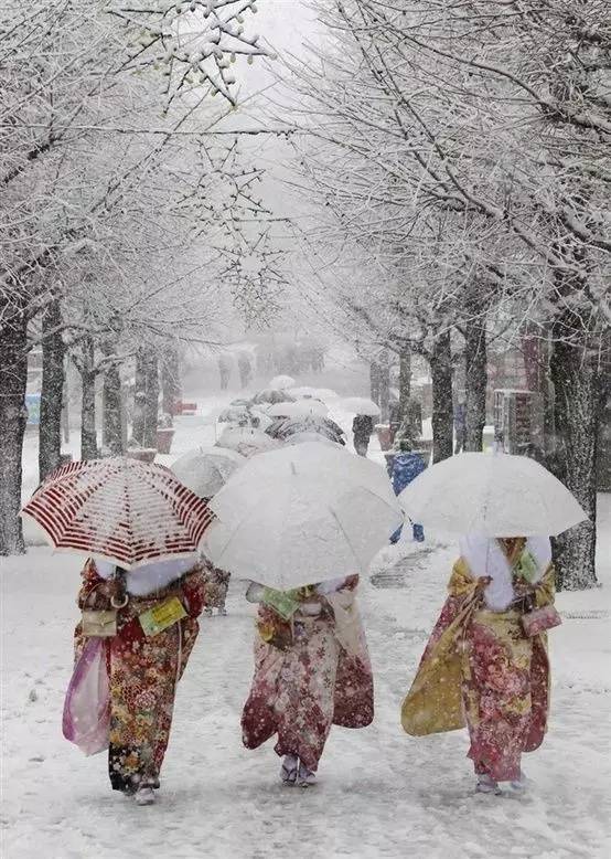 日本妹子冬天下雪天都这么穿,我只想看看.