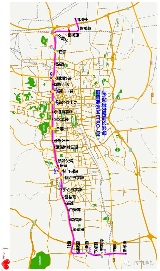 济南地铁线略有调整 m2线改为"地下 地面 高架"