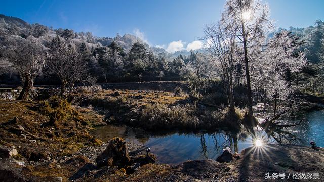 都江堰龙池遭封山了 那就去雅安喇叭河赏雪呗