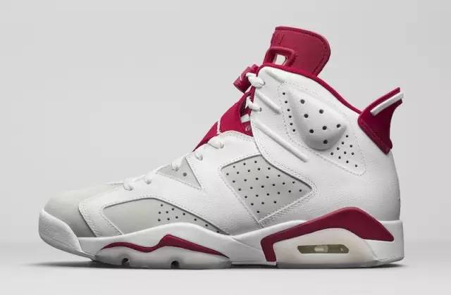 【3月发售】全新aj6活力白红,air jordan 6"alternate 91