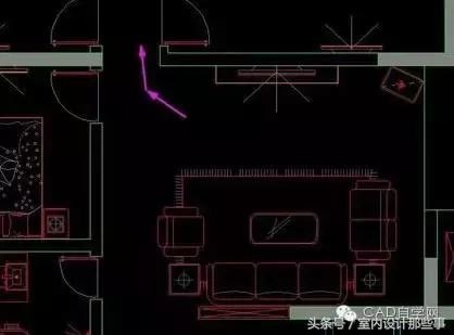 室内设计cad教程:cad平面布局时客餐厅注意事项