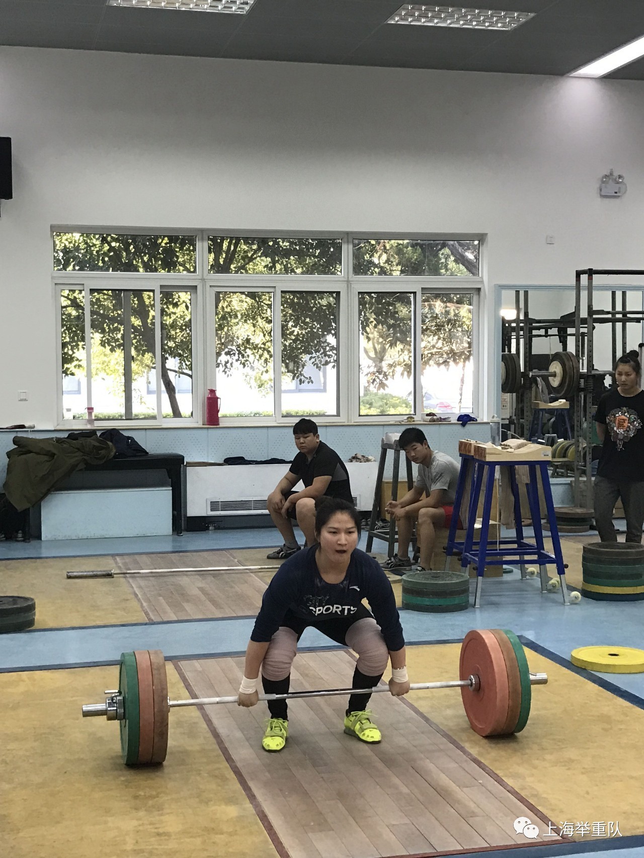 2017年上海市举重队女子冬训第一阶段测试赛