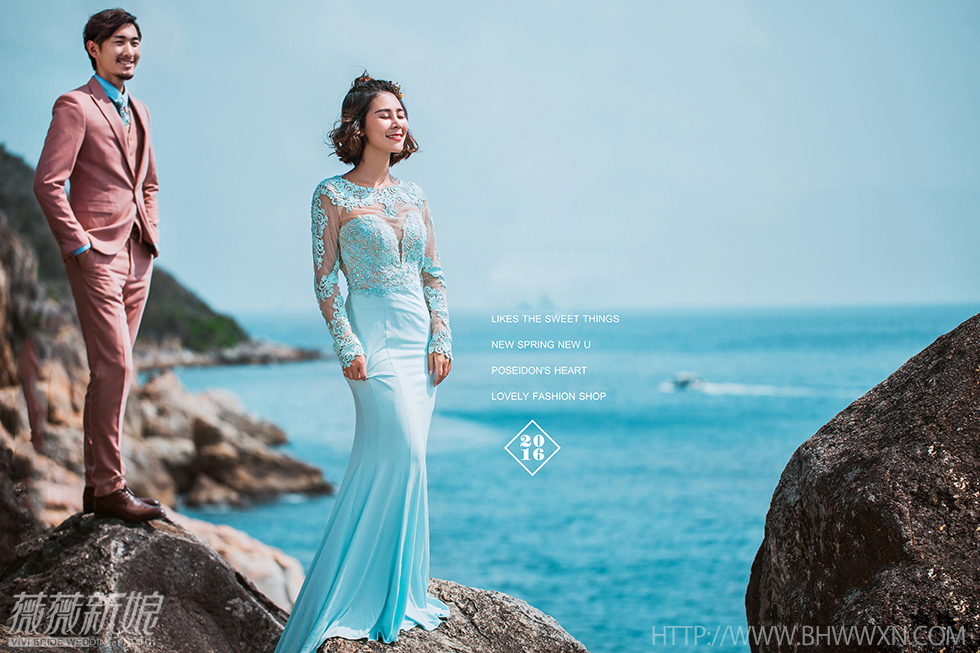 婚纱照海景怎么选衣服_海景婚纱照(2)