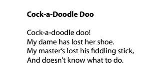 《鹅妈妈童谣》|09:cock-a-doodle-doo