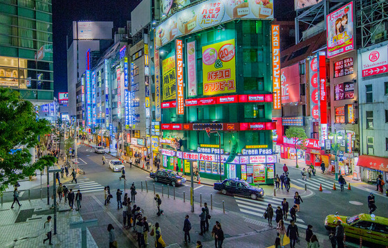 新宿区位在东京市区内中央偏西的地带,区内的新宿车站是东京市区西侧