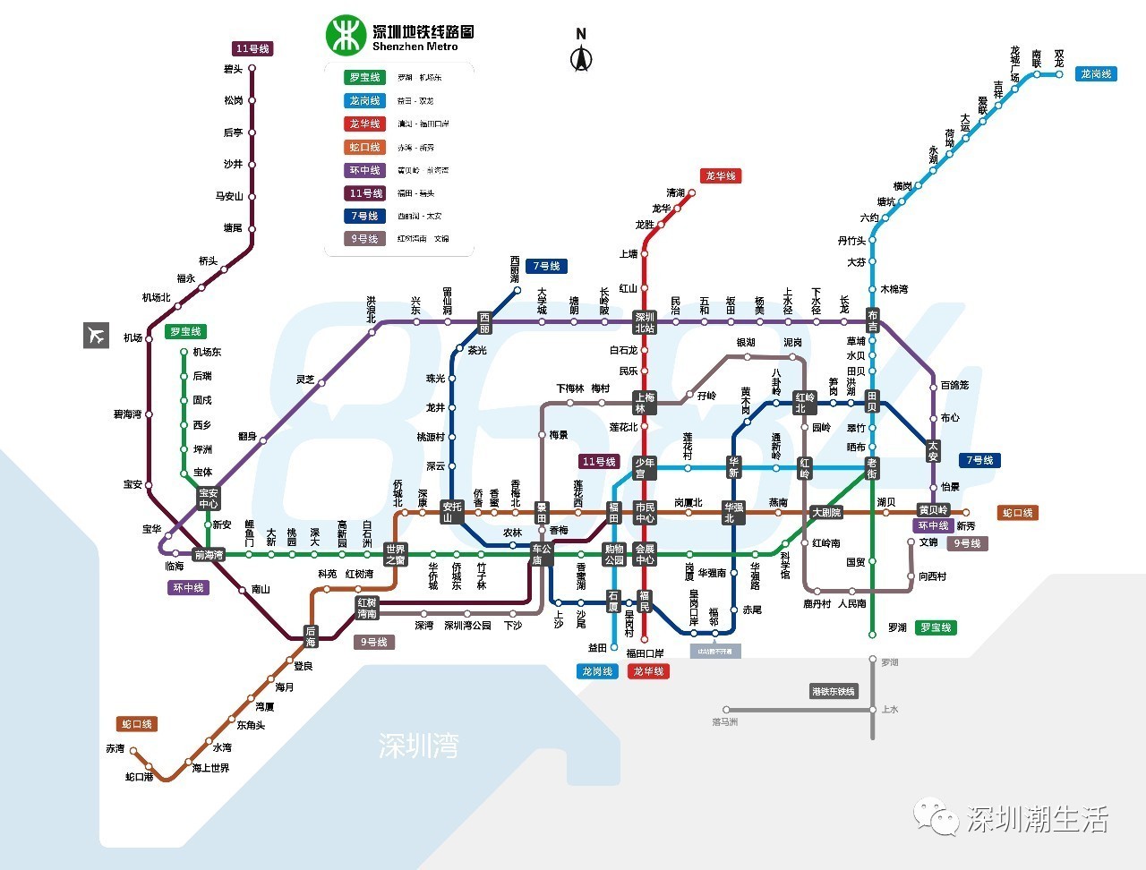深圳所有公交,地铁,机场大巴线路大全!以后别再问我哪哪哪怎么去了!