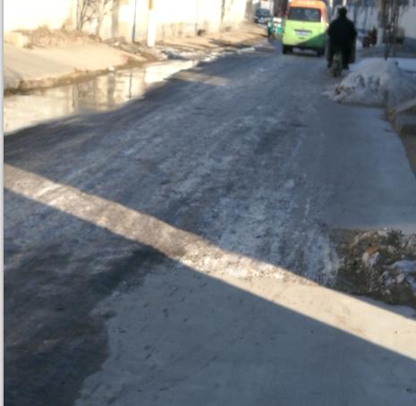 唐山乡村:为了道路安全,临街居民请自扫门前雪