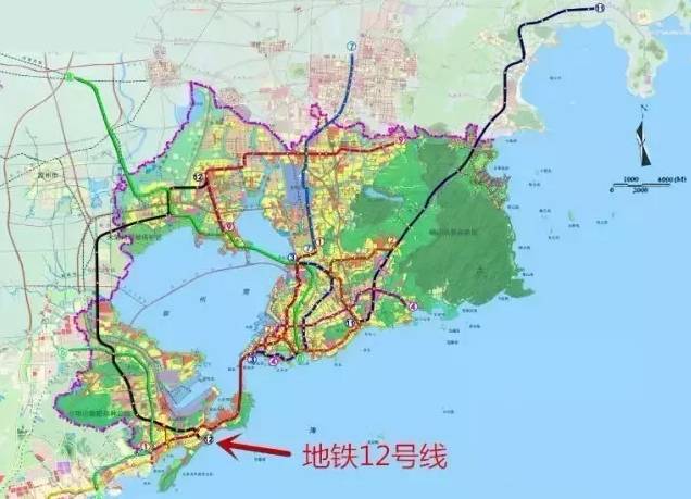 青岛地铁最新规划9号,12号等5条线,快看看经过你家吗?