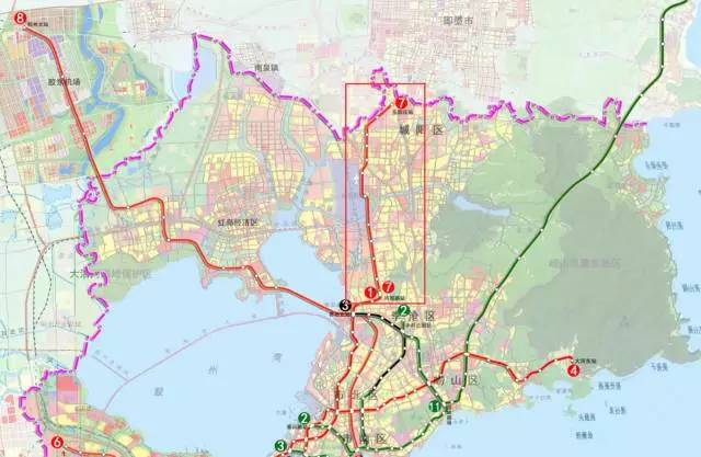 地铁11号线列车来了!青岛最新规划涉5条线路,经过你家痧?