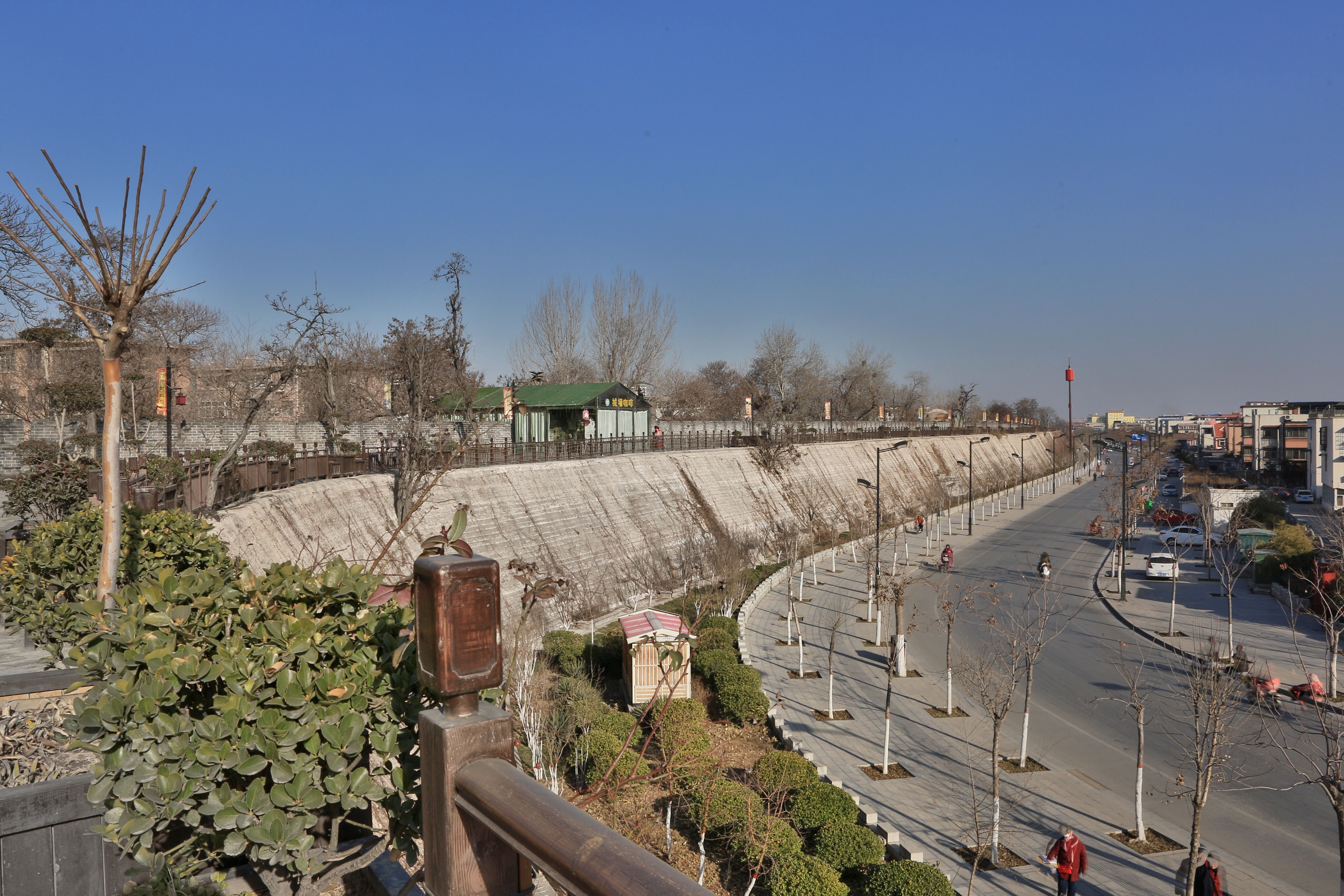 中国第二大古代城垣建筑 开封古城墙图片
