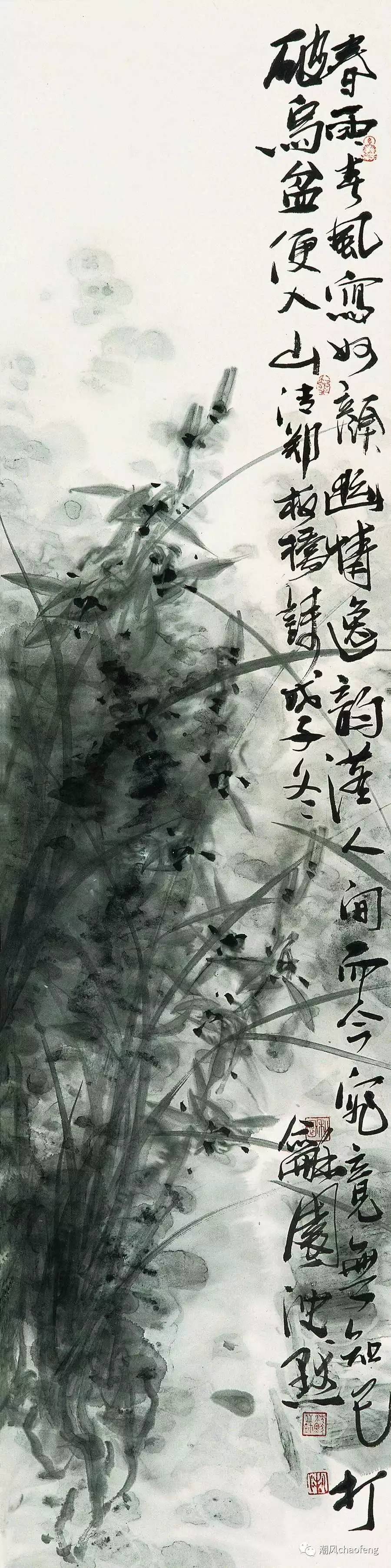 沈默的水墨画