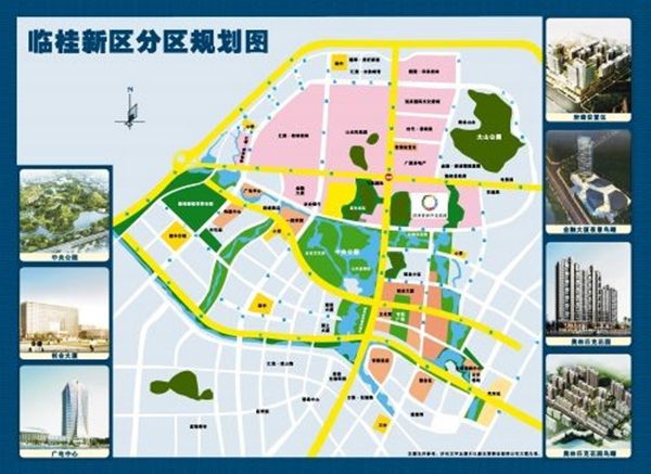 打开临桂的规划版图,结合近年来临桂新区的建设情况,"田园城市"的安居
