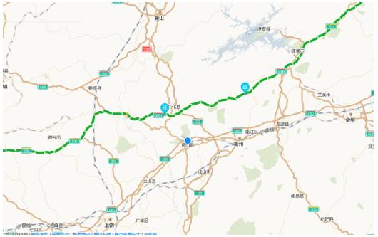 路线:s36德昌高速→s26德婺高速→s31/g60n杭新景高速→往杭州,上海