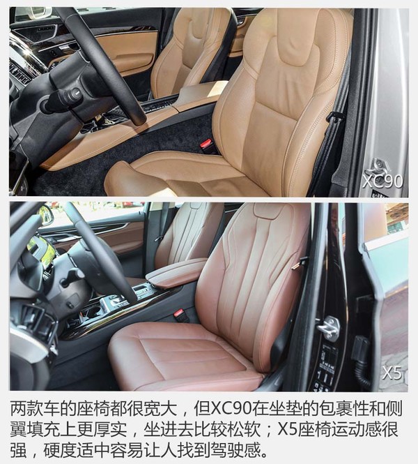 2.0T间的对决沃尔沃XC90比较宝马X5