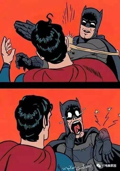 蝙蝠侠扇了超人一个耳光,然后.