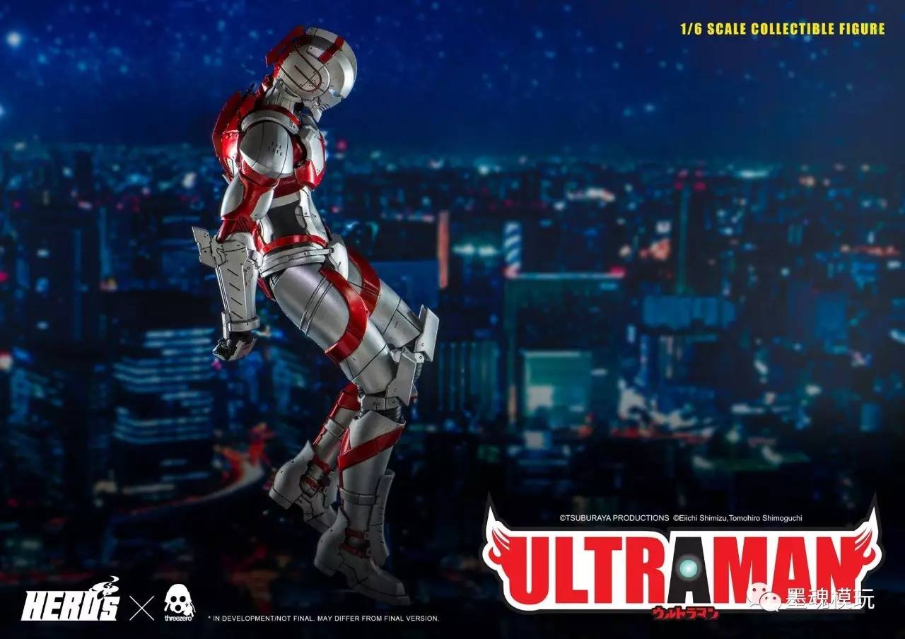 threezero × hero" s 新品:1/6 ultraman/奥特曼 可动人偶