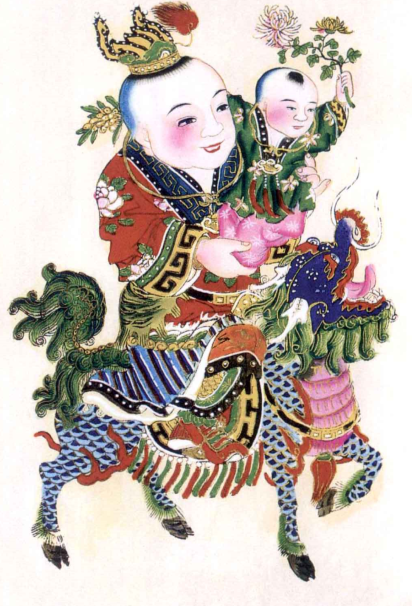 中国传统年画,就是这么喜庆,就是这么吉祥