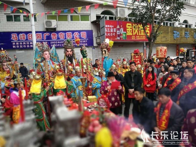 来自长乐老城区的游神活动!大社忠武王巡安,热闹非凡!