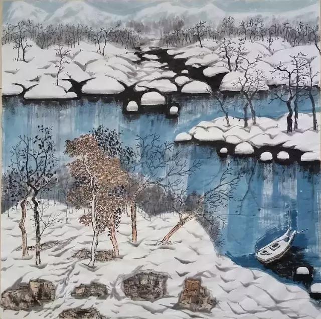 亦兄亦师春秋哥,国画塔尖现冰雪