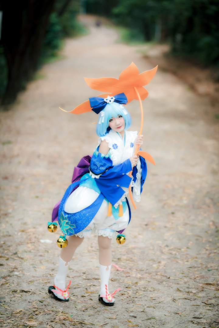 阴阳师萤草丹枫秋意cosplay