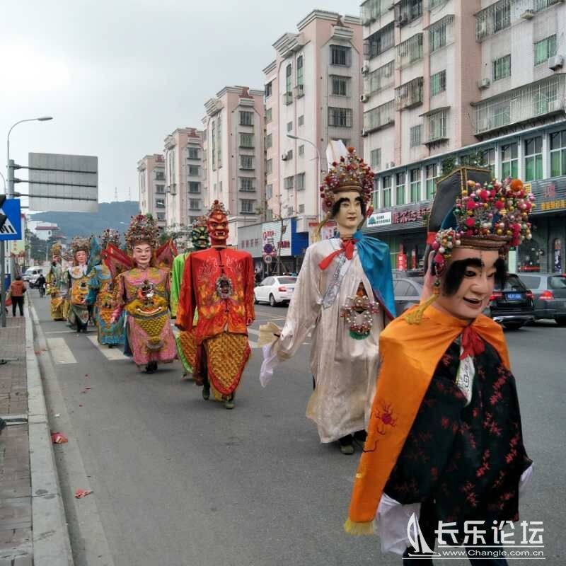 来自长乐老城区的游神活动!大社忠武王巡安,热闹非凡!