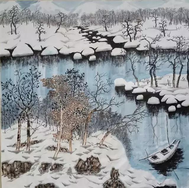 亦兄亦师春秋哥,国画塔尖现冰雪